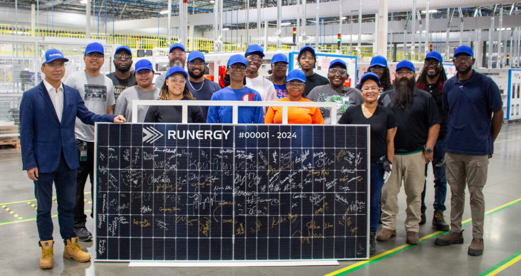 Runergy Alabama Production Team with Module #00001